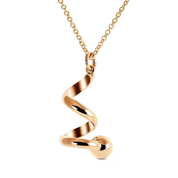 Spin On Necklace Large Gold  - Nordic Spectra - Suuri valikoima & ilmainen lahjapaketointi - Nordicspectra.fi