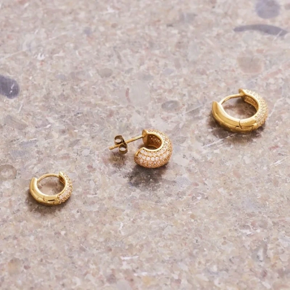 Luxe Creoles Gold - Edblad - Snabba leveranser - Gratis paketinslagning