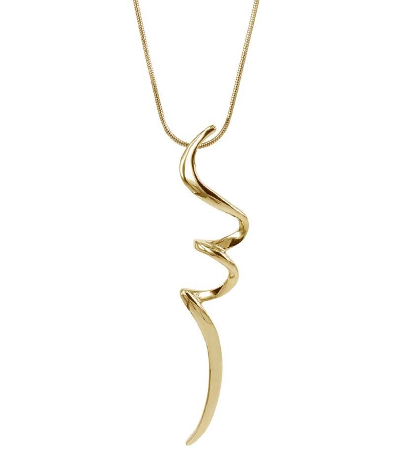 CORNELIA Långt Halsband Guld - Astrid & Agnes - Snabb frakt & paketinslagning - Nordicspectra.se