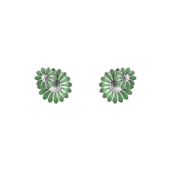Daisy x Stine Goya Vivid Green Stiftörhängen - Georg Jensen - Skandinaviska designsmycken - Nordic Spectra