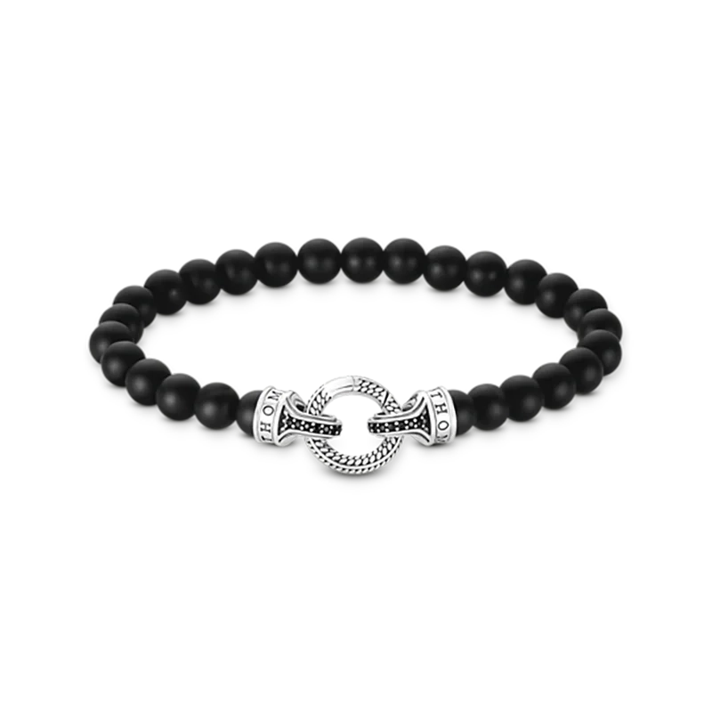 Thomas Sabo - Svart Obsidian Armband