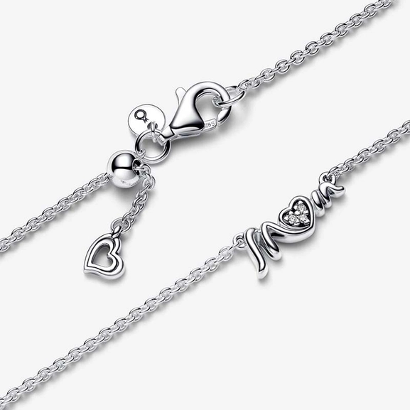 Mum Pavé Collier-Halskette von PANDORA, Schneller Versand - Nordicspectra.de