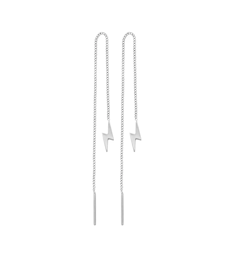 Lightning Chain Earrings Steel - Edblad - Snabb frakt & paketinslagning - Nordic Spectra