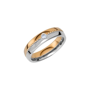 Reflection 14 Guld/Vitguld - Vigsel- & förlovningsringar - Schalins - Fri storleksändring* - Nordic Spectra