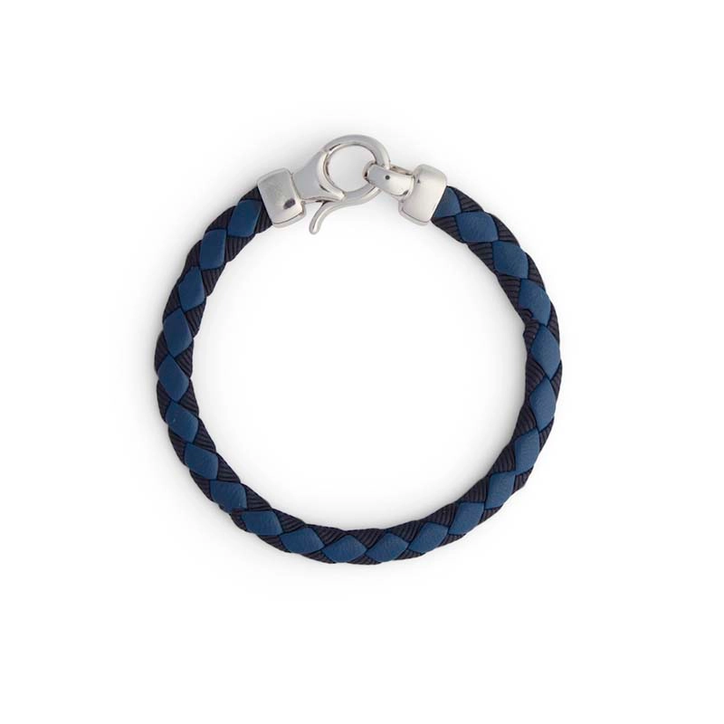 CU Jewellery - Bear Braided Bracelet Blue