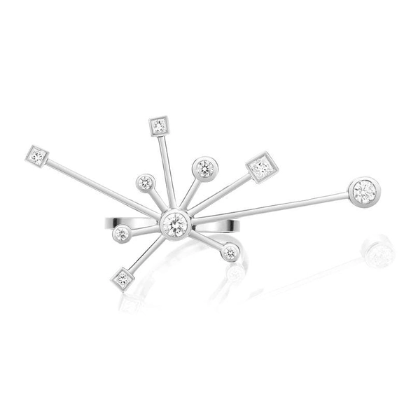 Kaboom & Stars Ring White Gold - Efva Attling ringar - Snabb frakt & paketinslagning - Nordicspectra.se