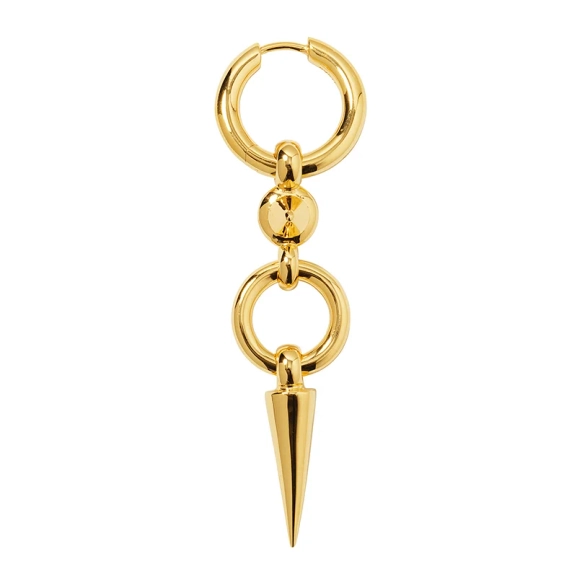 Juno Long Single Earring Gold - Syster P - Snabb leverans & Gratis paketinslagning - Nordic Spectra