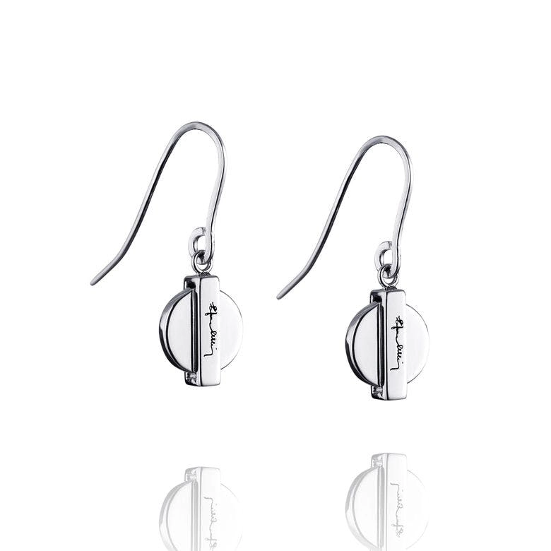 Efva Attling - Silver Coin Earrings