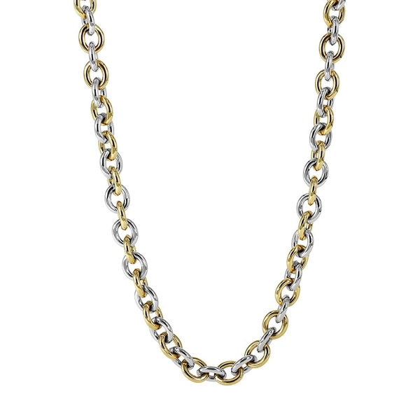RUBY Small Halsband Stål/Guld - Astrid & Agnes - Nordic Spectra