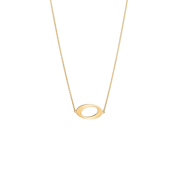 Oval & Out Collier 18 K Guld - Snabb frakt & fri paketinslagning - Nordicspectra.se