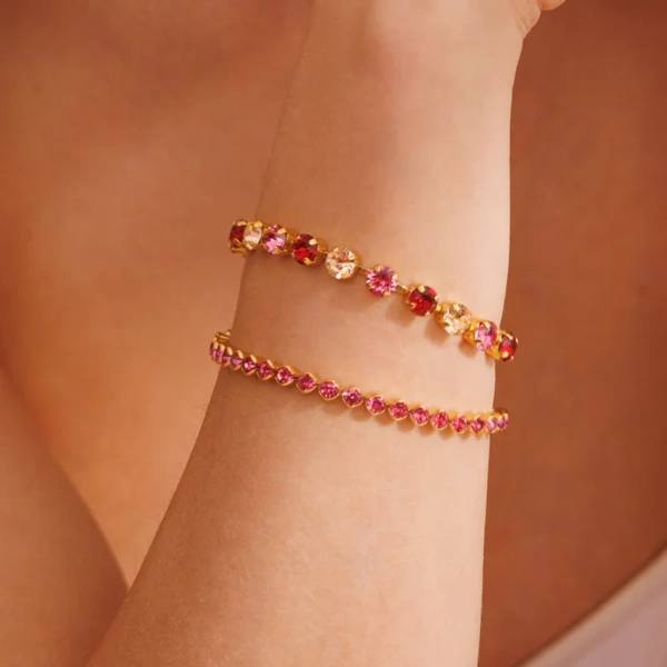 Saga Bracelet Gold Rose - Caroline Svedbom - Snabb frakt & paketinslagning - Nordic Spectra