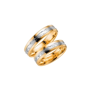 Turin 5 Gold/White Gold - Wedding & engagement rings - Schalins - Scandinavian design - Nordic Spectra