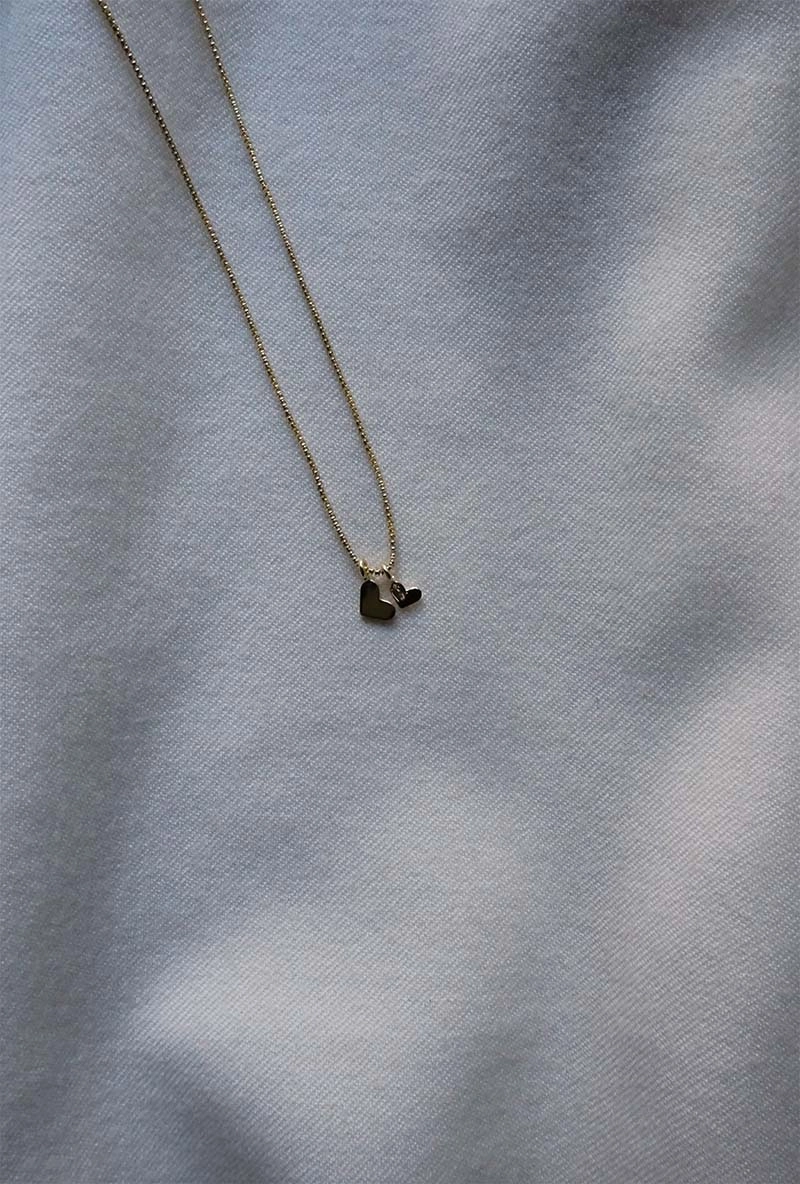 Love Pendant Necklace Gold -CU Jewellery - Snabb frakt & paketinslagning - Nordicspectra.se