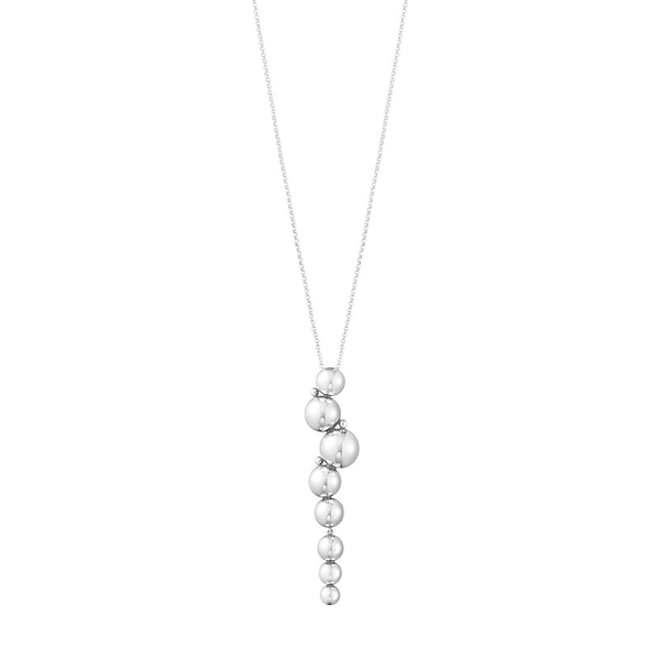 Moonlight Grapes Stort Hängsmycke Silver - Georg Jensen halsband - Snabb frakt & paketinslagning - Nordicspectra.se