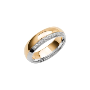 SR4024 Gold/White Gold - Wedding & engagement rings - Schalins - Scandinavian design - Nordic Spectra