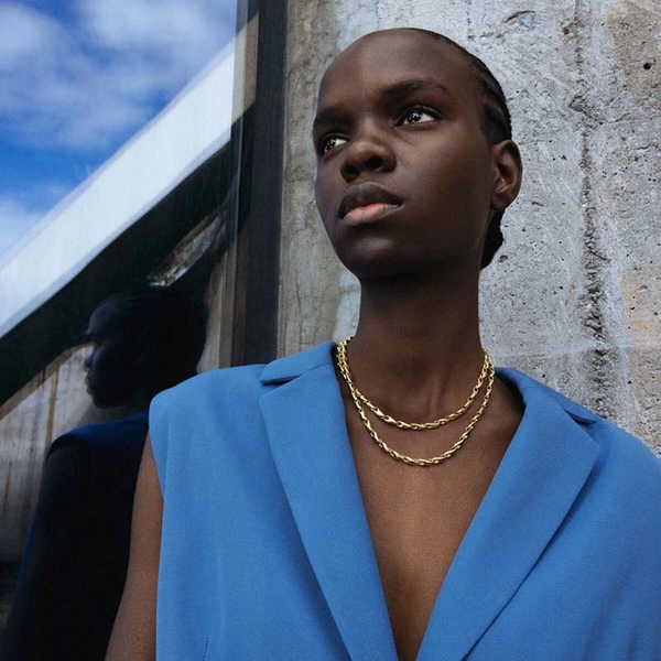 Reflect Slim Halsband Guld - Georg Jensen örhängen - Snabb frakt & paketinslagning - Nordicspectra.se