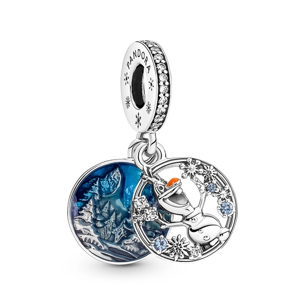 Disney Frozen Schneemann Olaf Doppelter Charm-Anhänger von PANDORA, Schneller Versand - Nordicspectra.de