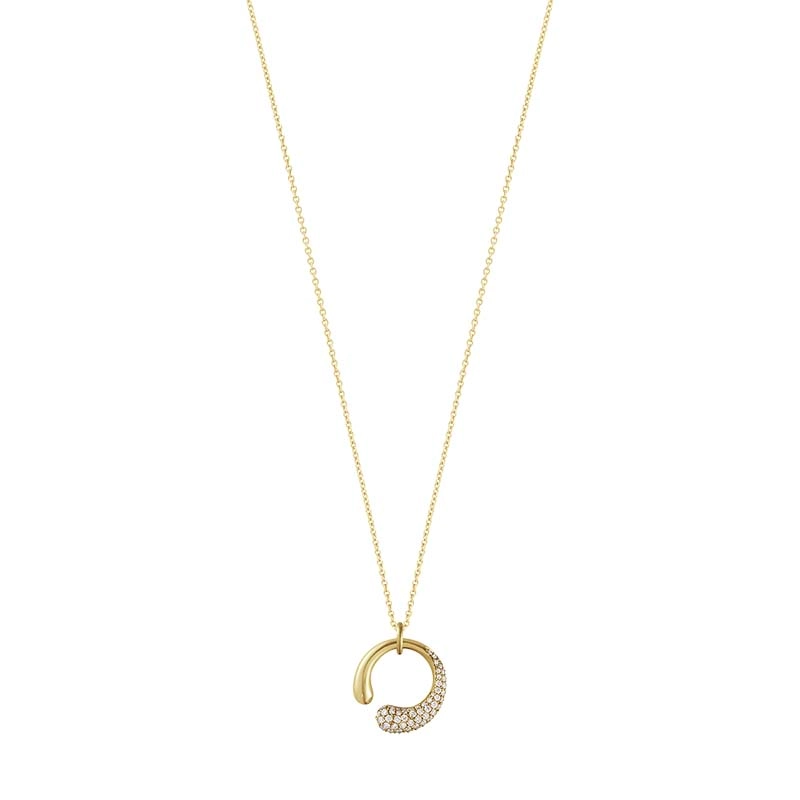 Georg Jensen - Mercy Halsband Guld/Diamanter 0,33 CT Liten