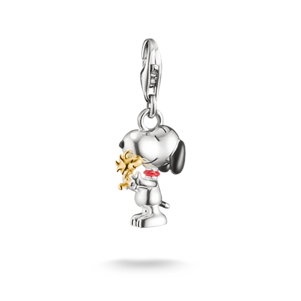 Snobben & Woodstock Berlock i 18K guldplätering och färgglad emalj från Thomas Sabo