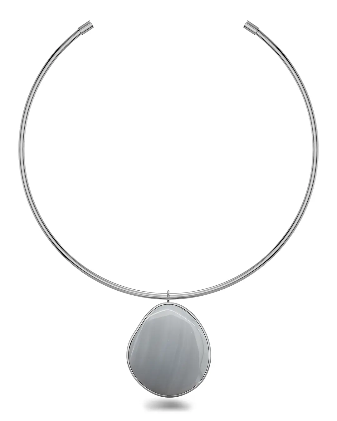 Edblad - Agatha Necklace Maxi Grey Steel