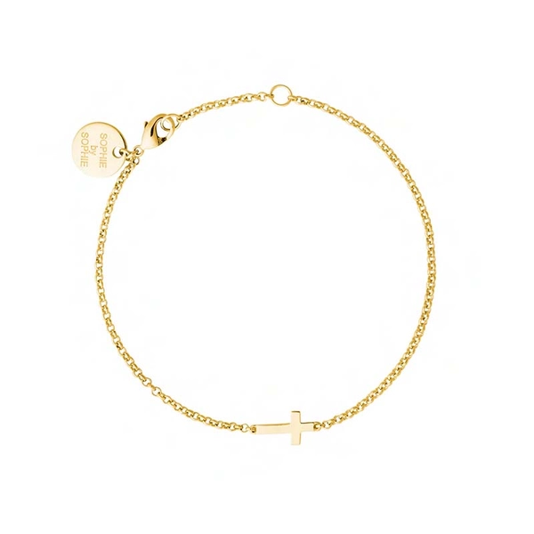 Cross Bracelet Gold - Sophie By Sophie - Snabb frakt & paketinslagning - Nordicspectra.se