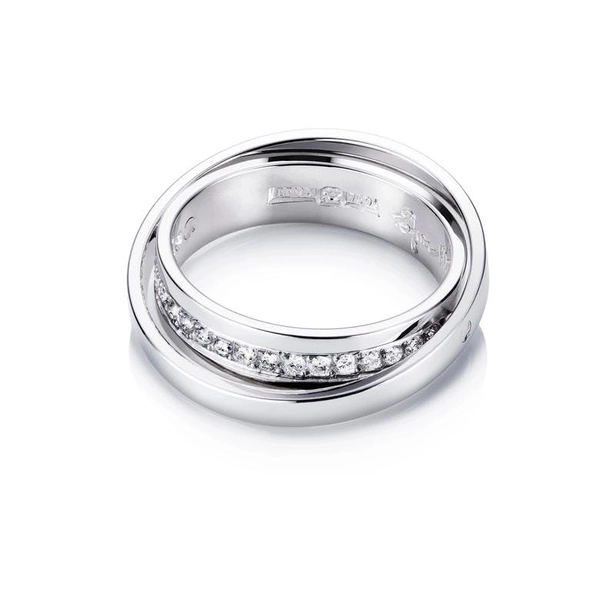 Two Of Us & Stars Ring White Gold - Efva Attling ringar - Snabb frakt & paketinslagning - Nordicspectra.se