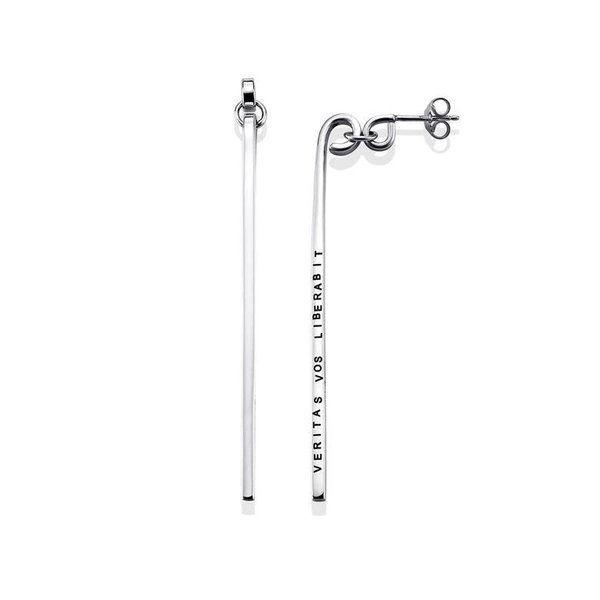 Thin Earrings - Veritas Vos Liberabit - Efva Attling örhängen - Snabb frakt & paketinslagning - Nordicspectra.se