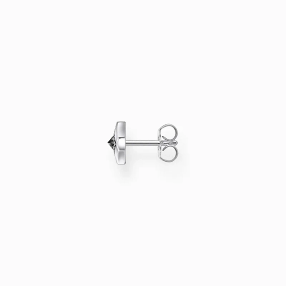 Stiftörhänge med Svart Sten - Thomas Sabo - Snabb leverans & paketinslagning - Nordic Spectra