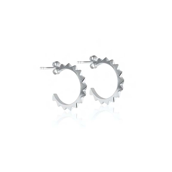 Pyramid Hoops Silver - Sophie By Sophie - Snabb frakt & paketinslagning - Nordicspectra.se