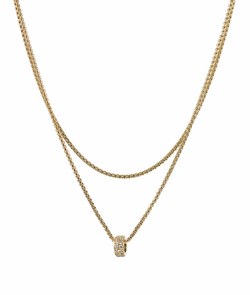 Astrid & Agnes - CLARISSA Halsband Guld