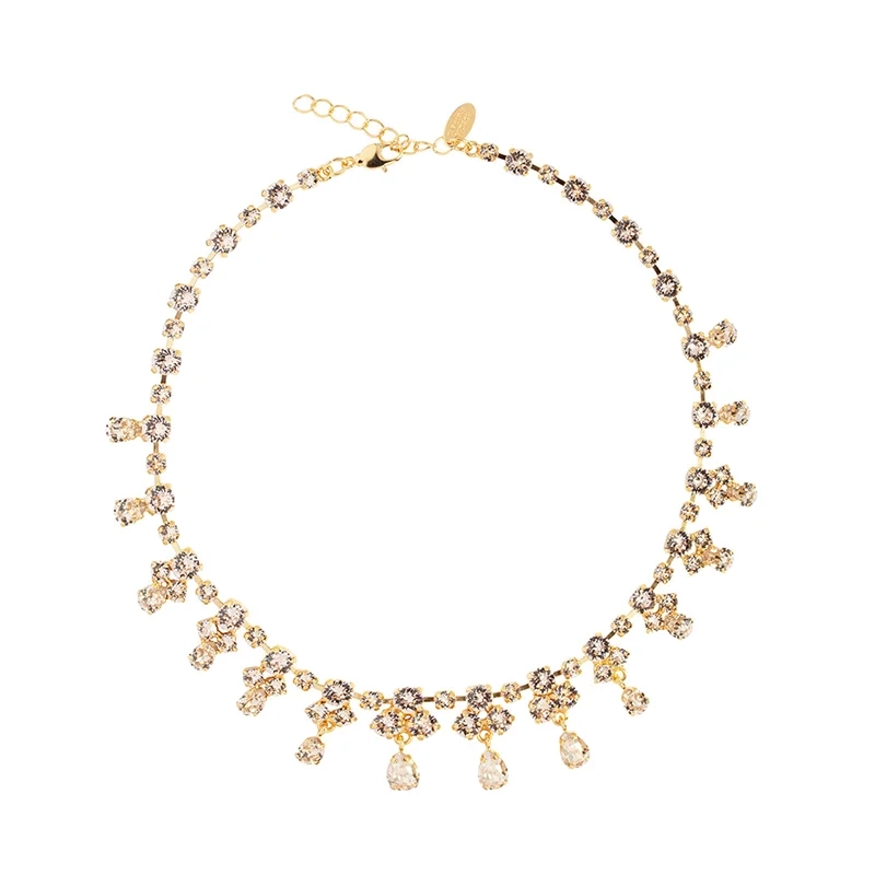 Caroline Svedbom - Grand Entrance Necklace Gold Silk