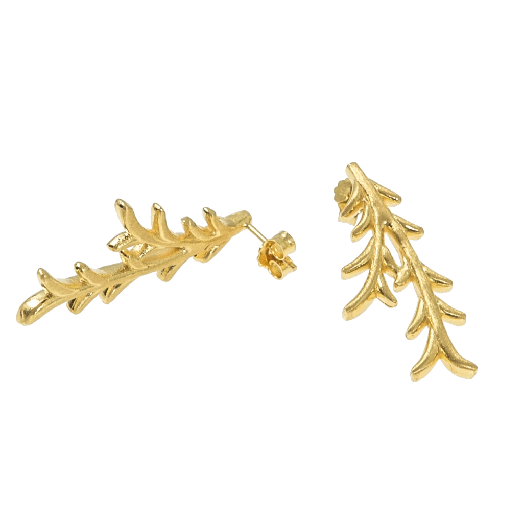 CU Jewellery - Tree Twig Ear Gold
