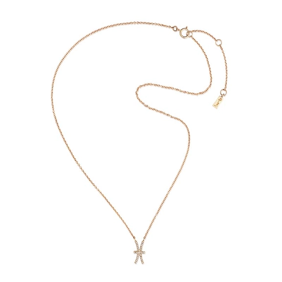 Double Trouble & Stars Necklace Gold - Efva Attling - Suuri valikoima & ilmainen lahjapaketointi - Nordicspectra.fi
