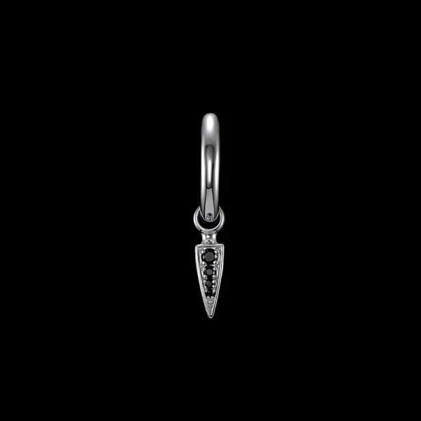 Tiny Poison Arrow Pavé Earring Black Spinel - Maria Nilsdotter - 1-2 dagars leverans - Nordic Spectra