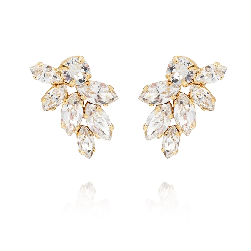 Caroline Svedbom - Fairytale Earring Gold Crystal