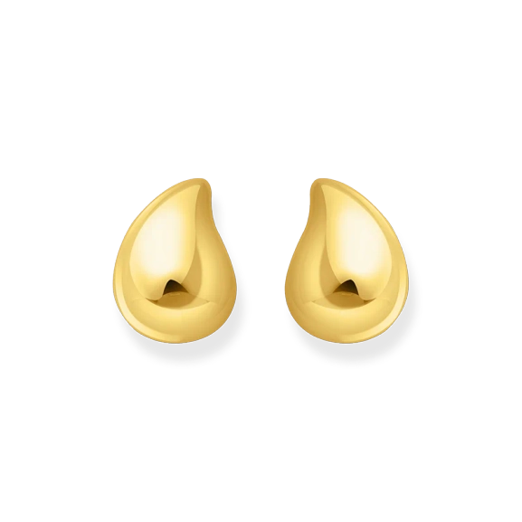 Stora Stiftörhängen Droppform Guld - Thomas Sabo - Snabb leverans & paketinslagning - Nordic Spectra