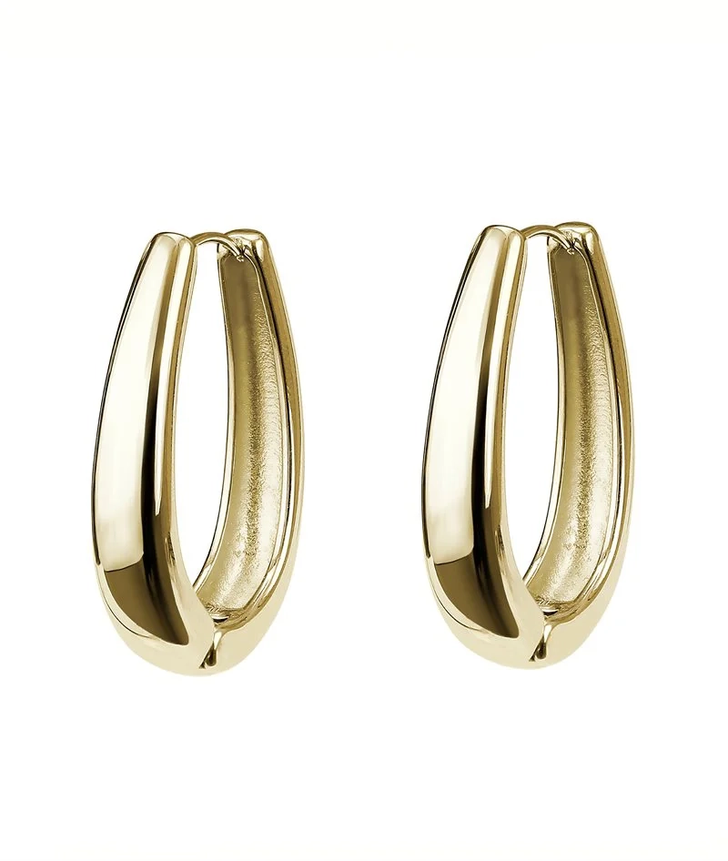 ALINA Örhängen 34 mm Guld - Astrid & Agnes - Nordic Spectra