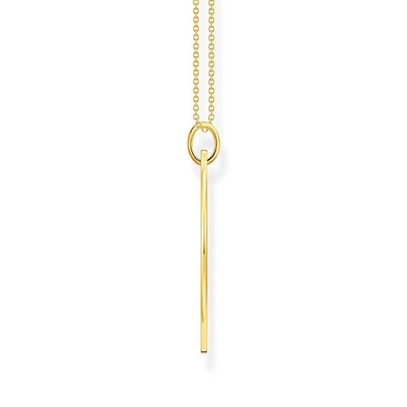 Halsband Tag med Vita Stenar Guld - Thomas Sabo halsband - Snabb frakt & paketinslagning - Nordicspectra.se