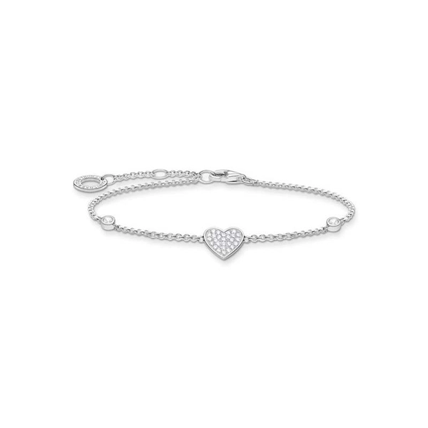 Armband Herz Mit Steinen Silber von Thomas Sabo, Schneller Versand - Nordicspectra.de