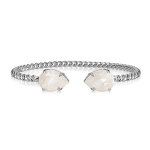 Mini Drop Bracelet Rhodium Electric White - Caroline Svedbom - Snabb frakt & paketinslagning - Nordic Spectra