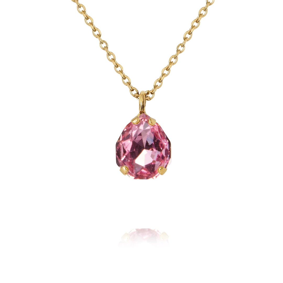 Caroline Svedbom - Mini Carlotta Necklace Gold Light Rose