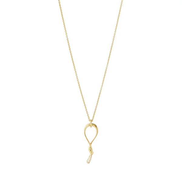 Mercy Swirl Necklace Gold - Georg Jensen - Designschmuck mit schnellen und sicheren Lieferungen