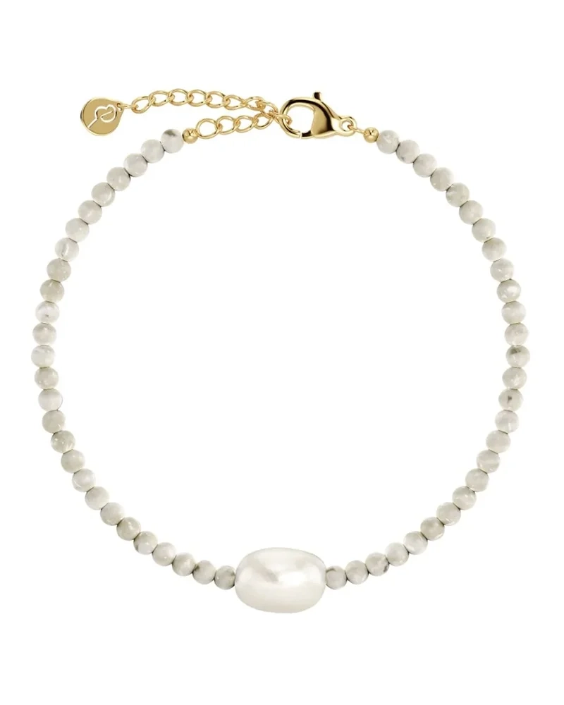 Edblad - Beach Pearls Bracelet Offwhite Gold