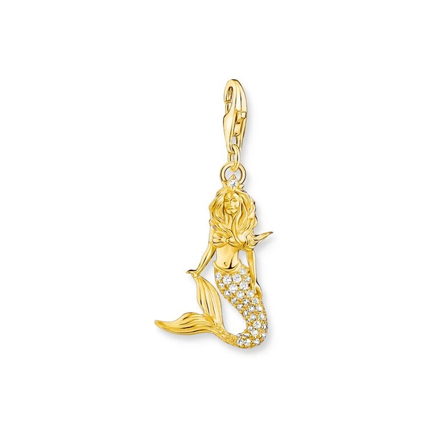 Sjöjungfru Guld Berlock - Thomas Sabo berlock - Snabb frakt & paketinslagning - Nordicspectra.se