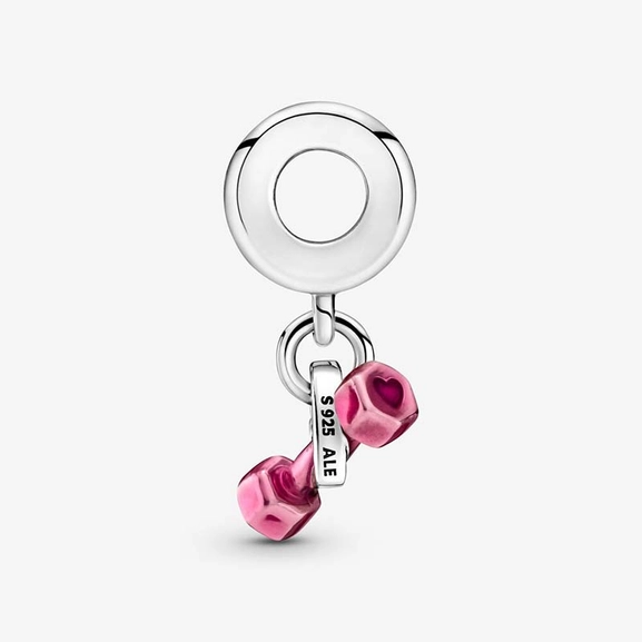 Hantel & Herz Charm-Anhänger von PANDORA, Schneller Versand - Nordicspectra.de