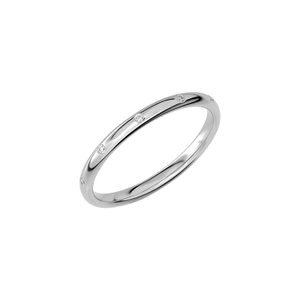 SR2022 White Gold - Wedding & engagement rings - Schalins - Scandinavian design - Nordic Spectra