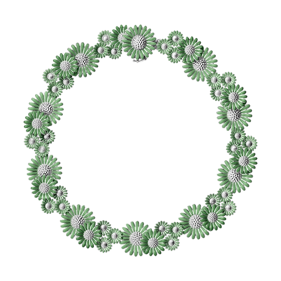 Daisy x Stine Goya Vivid Green Collier - Georg Jensen - Skandinaviska designsmycken - Nordic Spectra