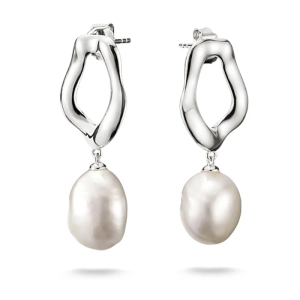 Natural Beauty Large Stud Earrings with Pearl - Thomas Sabo - Suuri valikoima & ilmainen lahjapaketointi - Nordic Spectra