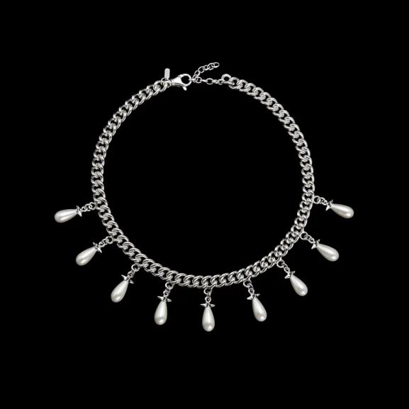 Chunky Chain Pearls Necklace - Maria Nilsdotter - Suuri valikoima & ilmainen lahjapaketointi - Nordic Spectra