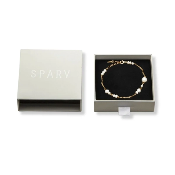Cream Armband Guld - Sparv - Populära smycken för alla tillfällen